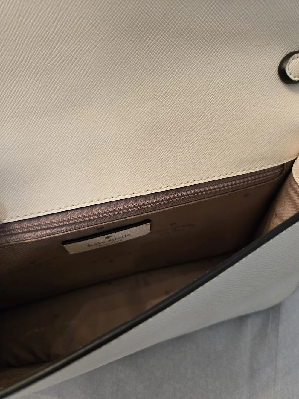 kate spade Two-Tone Crossbody Bag in Blush and Cream
